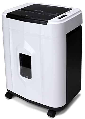 Aurora AU120MB 120-Sheet Auto Feed High Security Micro-Cut Paper Shredder / 30 Minutes (White/Black)