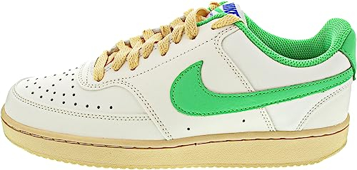 Nike Court Vision Lo Ncps Mens Shoes, Sail/Electric Algae-Pale Vanilla-Med Blue-White, 8.5 UK