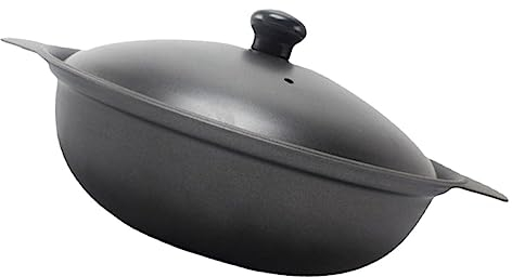 ABOOFAN Casserole Marmite à Pâtes En Fer Braisière En Fonte Faitout Rond En Céramique Marmite En Métal Plaque à Induction Cocotte En Terre Cuite Riz En Terre Cuite Bakélite Pot De Poterie