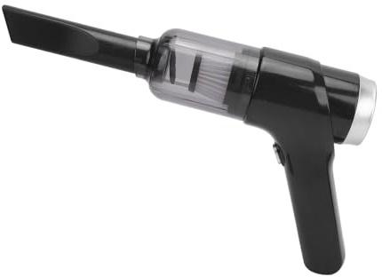 Haofy Strong Suction Portabel Sladdlös Handhållen Bildammsugare, Effektivt Filtreringssystem, Rengöringsmedel för Hemmabruk med Flexibla Huvuden (Cool svart)