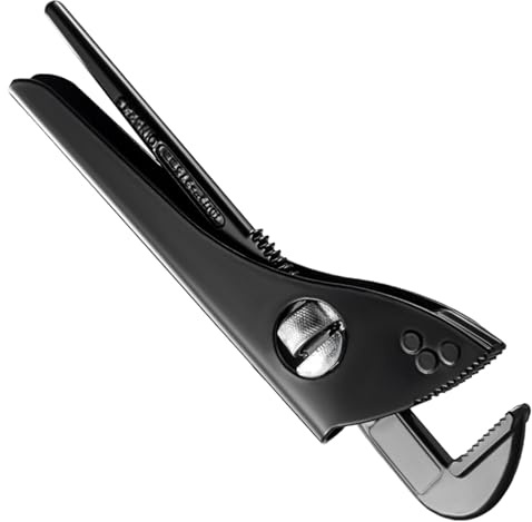 Wectirc Chiave a pinza per pompa dell'acqua, pinza resistente con manico corto per tubi dell'acqua, morsetto per tubo dell'acqua con manico smerigliato fine per tubi sagomati, tubi circolari e