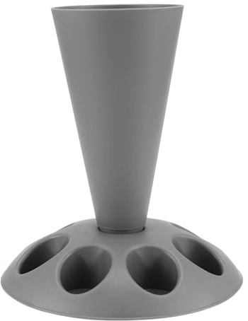 Steowsey Outil de décoration de gâteau avec 8 fentes douilles, support de poche à douille en plastique pour décoration de gâteau Kit A