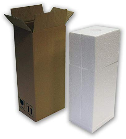 EMBALAJE EPS+CARTON 1 BOTELLA (lote de 24 unidades) ENVÍO GRATIS A PENÍNSULA