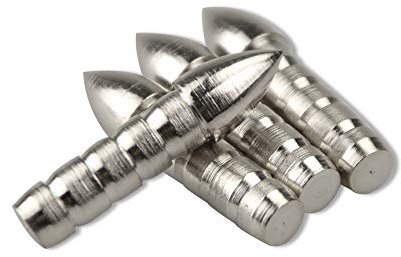 ZSHJGJR Tiro con L'Arco Punte di Freccia Freccia Punti 100 grani Punte da tiro Inserire Freccia Punto per ID 6,2 mm Carbonio Freccia Shaft (12)