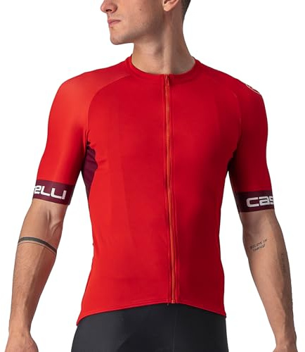 Castelli 4522025-023 ENTRATA VI Jersey Uomo Maglia Lunga Red XXL
