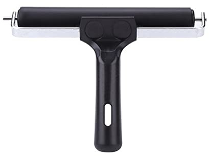 SagaSave Rodillo Brayer de Goma Rodillo de Grabado de Goma para Estampar, Bloque de Pintura de Tinta, aplicación de Pegado (20 * 15 cm)