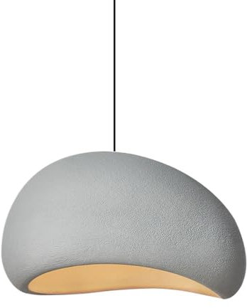 ZGDHWCR Lámpara colgante de resina de estilo americano, pantalla de lámpara colgante creativa y personalizada, lámpara de araña de un solo cabezal con fuente de luz E27, accesorios de iluminación de t