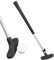 Xasbseulk Golf-Putter, Aluminiumlegierung, verstellbar, für Kinder, Links- und Rechtshänder, Schwarz