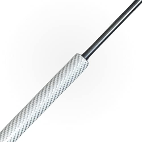 DZSQHDSAF Compatible Amortiguadores de resortes de Gas para capó de Fibra de Carbono en 9 Colores para Cupra para Formentor 2021-2023 Soportes de elevación Amortiguador Muelle neumático(Plata)