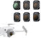 JJC ND CPL Filter Kit Compatible with DJI Mini 4 Pro, 6 Pack ND8 ND16 ND32 ND64 ND256 Neutral Density Fixed Filters CPL Polarizer, Multi Coated Portable ND Filter Mini 4 Pro Drone Accessories