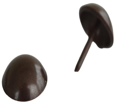 Black Barn Upholstery Supplies 6mm Head - 13mm Shank Upholstery Nails (R5) High Dome Antique on Steel / 100 Nails