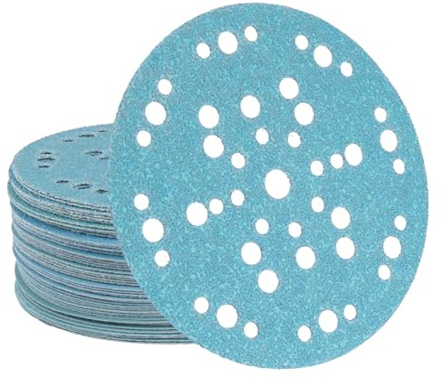 FASTPLUS 50 Disque Poncage 150 mm, 47 Trous, G40-800 Céramique Bleue