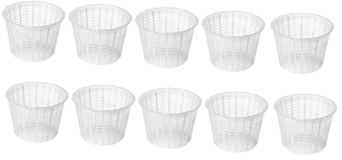 10 x Molde para Queso 9,5x7 cm, 350 g – Para Requesón y Quesos Frescos, Quesería Casera