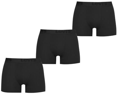 Levi's Herren Levi's Premium Men's Boxer Briefs (3 pack) Boxer Shorts, Schwarz, XL