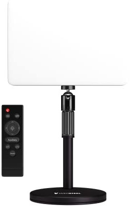 Oversteel - Chromius LED Streaming Light with Stand, Adjustable Color Temperature 3000-6500K, Remote Control