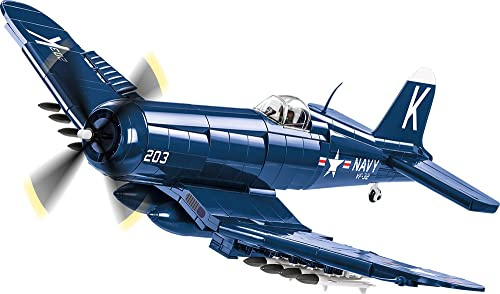 COBI 2417 Historical Collection Korean War F4U-4 Corsair Aircraft Amerikanisch Bausteine, Various, Small & 5741 Bausteine, Various