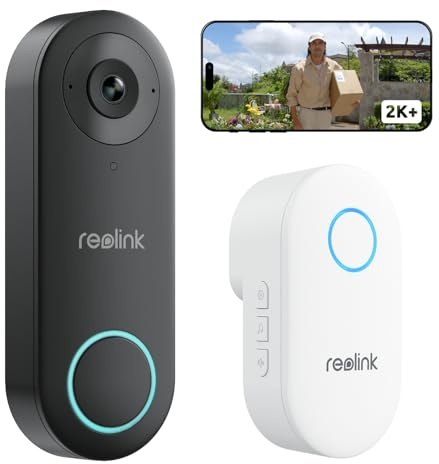 Reolink 5MP Videocitofono Wi-Fi 2,4/5 GHz con Chime (Ricondizionato)