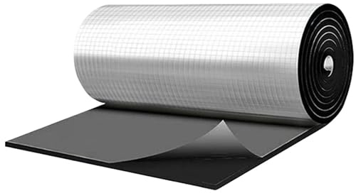 Tappetino isolante acustico per auto, anti-rumore, strumento adesivo per smorzamento del veicolo, ideale per cofano, porta, tetto e firewall, efficace riduzione del rumore per un'esperienza di guida