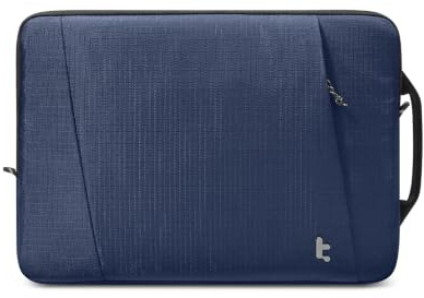 tomtoc 360° Funda para 15 Pulgadas Nuevo MacBook Air M5/A3448 2026, M4/A3241 2025, M3/A3114, M2/A2941, 15 Microsoft Surface Laptop Copilot+ PC/ 6/5/4, Repelente al Agua Protección Bolsa para portátil