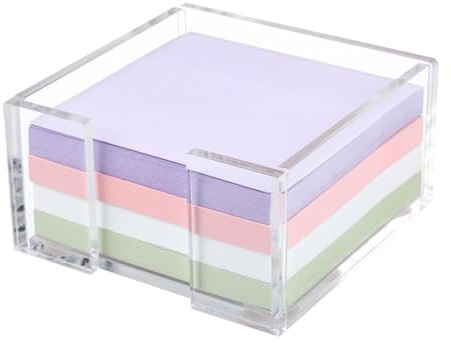 Klisterlappsbox för skrivbord Portabel transparent akrylförvaring