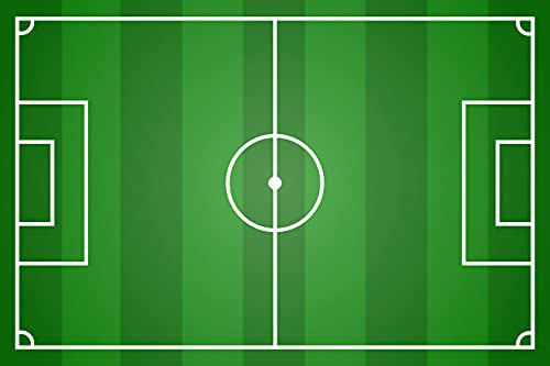 Italian Pie - Campo da calcio in cialda - 20x30 Cm. - commestibile per decorazioni torte