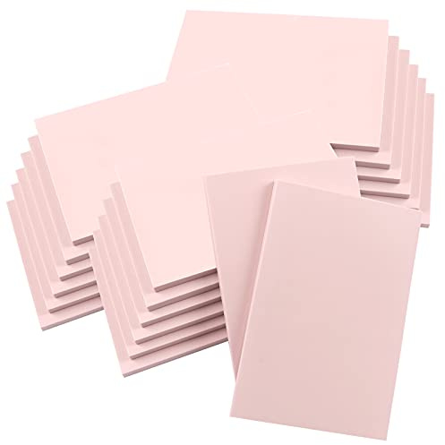 SGHUO 20 Pcs 4 x 6 Pink Rubber Carving Blocks Linoleum Block Stamp Making Kit for Printmaking, Stamp Soft Rubber Crafts, Soft and Easy to Carve