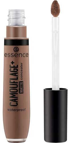 essence CAMOUFLAGE+ MATTE concealer, Nr. 200, Nude, langanhaltend, mattierend, abdeckend, matt, vegan, ölfrei, ohne Parabene, ohne Mikroplastikpartikel, 1er Pack (8ml)