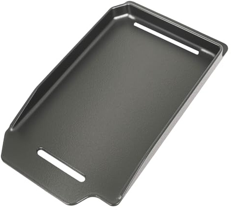 WELL GRILL Gjutjärn plancha platta för SEVERIN SEVO elektrisk grill, Plancha grillplatta grillmatta tillbehör för Severin Sevo 8106 8107 8138 8119 kontaktgrill, 34,5 x 19 cm
