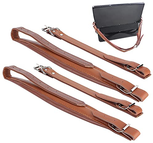 Cinghie per fisarmonica 2 pezzi, tracolla per fisarmonica in pelle PU Accessori per strumenti musicali con fibbie regolabili per bassi 16-120