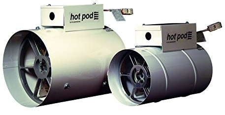 TPI HP610001202CT Hotpod Supplemental Duct Mounted Heating System with Cord Set, Standard, 6 Inlet, 1000/500 W