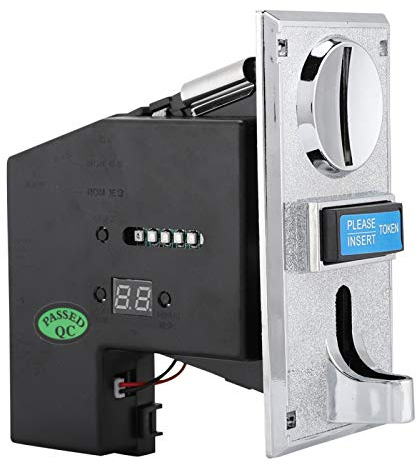 Game Slot Machine Coin Acceptor, Multi-Function Multi-Coin Smart Coin Slot, Applicable for Water Dispenser, Vending Machine, Coin-operated Telephone, Coin-operated Washing Machine, Massage Chair, etc