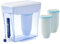 Culligan ZeroWater 4.7 L Water Filter Dispenser Combo with 3x Advanced 5 Stage Filter, 0 TDS, IAPMO certified, Reduces Fluoride, Chlorine, Lead and Chromium, BPA Free, Water Quality Meter included
