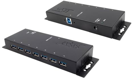 Exsys USB 3.2 HUB 7-Port extern inkl.Netz. inkl.Netzteil 12V/3A und