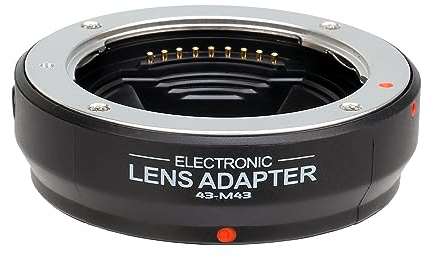 FOTGA AF Autofokus Objektivadapter für Olympus und für Panasonic Four Thirds 4/3 Objektiv an Micro Four Thirds (MFT, M4/3) Mount Kamera wie DMW-MA1 MMF-1 MMF-2 MMF-3, für GH4 GH5s GH6 E-PL5 E-PL9