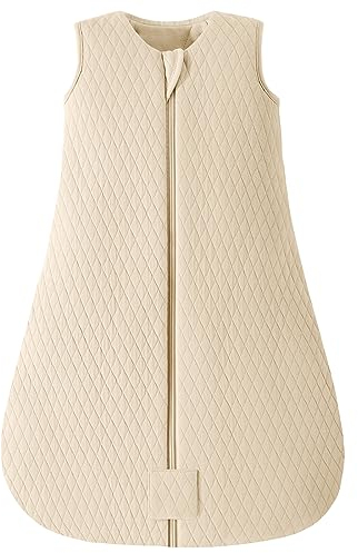 Yoofoss Schlafsack Baby Winter 2.5 Tog - 67cm/0-6 Monate Winterschlafsack Baumwolle Babyschlafsack Warm für Jungen Mädchen Neugeborene