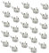 DOITOOL 100 Pcs No Trace Nail Painting Frame Hooks Picture- Wall Mount Clothes Rack Nail Kits Painting Hanger Picture Frame Hook Picture Hanging Hooks Invisible Spray Paint White Plastic