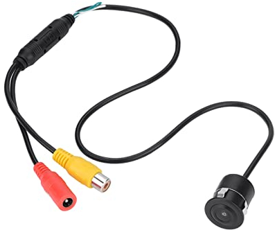 Mini Cámara CCTV, Cámara CCTV con Cable Gran Angular de 95 Grados, Cámara Espía de Imágenes de Alta Definición, Mini Cámara de Vigilancia CCTV Oculta para Interiores y Exteriores