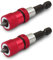 Teocpai 2pcs 60mm Porte-Embout Magnétique avec 2pcs Embouts PH2 Embouts Pour Vis à Cloison Sèche à Tige Hexagonale de 1/4 Pouce Porte Embout Visseuse à Profondeur Réglable