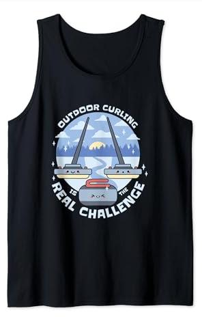 Eisstockschießen im Winter — der ultimative Eissport Tank Top