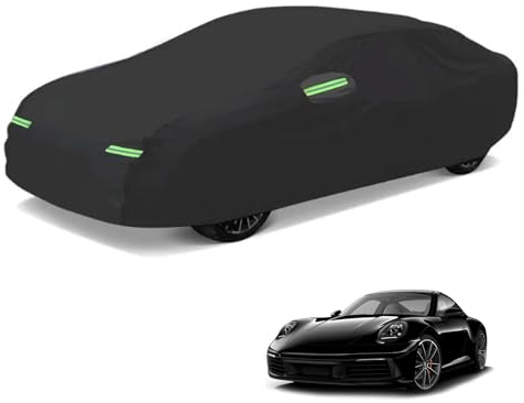 Bâche Voiture Exterieur, Housse de Protection Oxford Couverture Imperméable Auto Anti UV Soleil Anti Rayure Garage Complet Convient pour Porsche 911 1998-2023 Et Boxster/Cayman 1996-2023