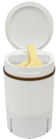 MEHOOSPVN Mini machine à laver mobile, camping, machine à laver portable, jusqu'à 3 kg de vêtements, machine à laver de voyage, caravane, camping-car, faible consommation d'eau et d'énergie avec