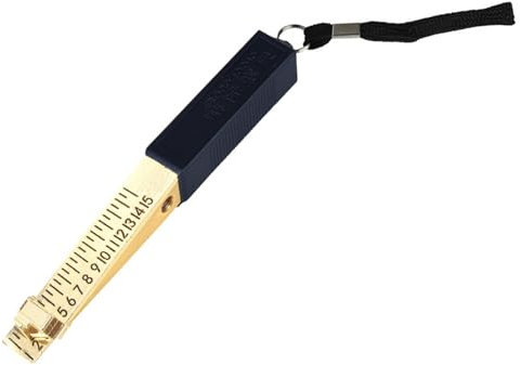 IUSOT Door Gap Measuring Tool, Precision Fire Door Gap Gauge, 1-15mm Feeler Gauges Checker Tool Engineering Ruler for House Engineering Inspection Flatness Measuring Tool Ruler