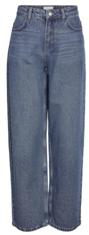 NOISY MAY NMALEXA NW REG Jeans FO055MB Noos Femme Jean Bleu 100% Coton Loose Fit