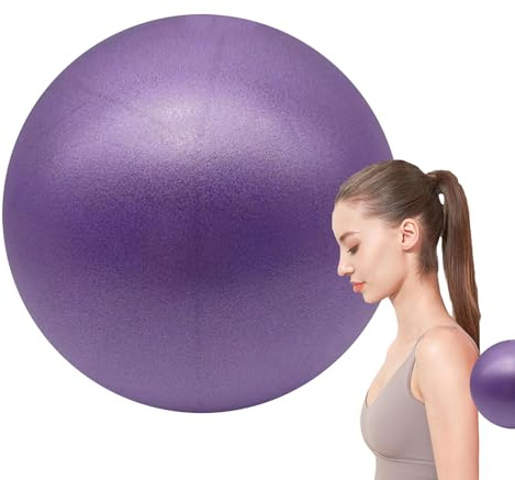 Yogaboll – uppblåsbar liten träningsboll, yogautrustning för lårben arm buken rumpa magträning fitness rehabilitering spa kontor hemavslappning