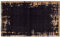 Astra Rutschfester Teppich Wohnzimmer - Miabella Fußmatte innen - Küche Läufer Flur Schmutzfangmatte - Sauberlauf 66x110cm Uni Bordüre schwarz