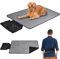 Vehipa 95 x 65 cm Faltbare Hundedecke für Unterwegs, Outdoor wasserdichte Hundematte, Warme Reisedecke für Hunde und Katzen für Drinnen und Draußen