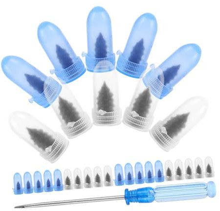 Luxshiny Kit Riparazione Per Pneumatici Tappi Sicurezza Chiodi Per Pneumatici in Gomma Viti Per Riparazione Tappi Chiodi Speciali