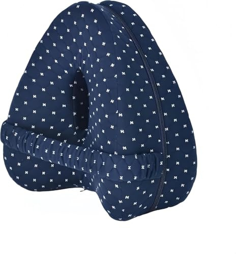 Xanthelle Kniekissen, Cuscino Ortopedico per Le Ginocchia per Chi Dorme sul Fianco, Cuscino per Le Gambe e Rotolo per Ginocchia in Memory Foam, Cuscino Morbido per Le Ginocchia per Dormire, Cuscino