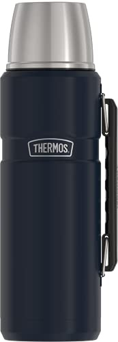 THERMOS Stainless King SK2020 Vacuum-Insulated Beverage Bottle, 68 Ounce, Matte Blue