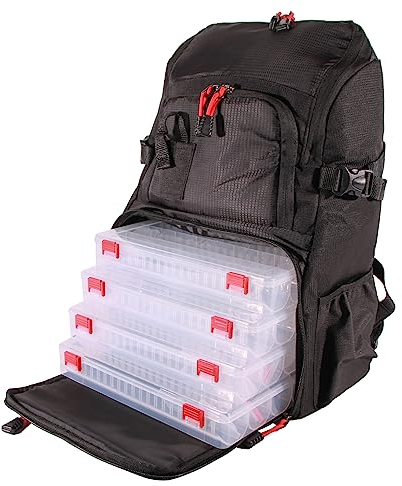 Ultimate Ultra Backpack Incl. 4 Tackleboxes | Angelrucksack